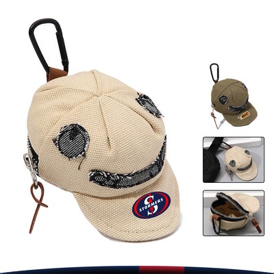 Peblott Baseball Cap Coin Pouch
