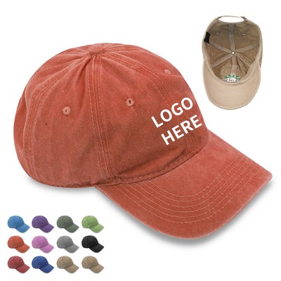 Pure Cotton Adjustable Ball Cap