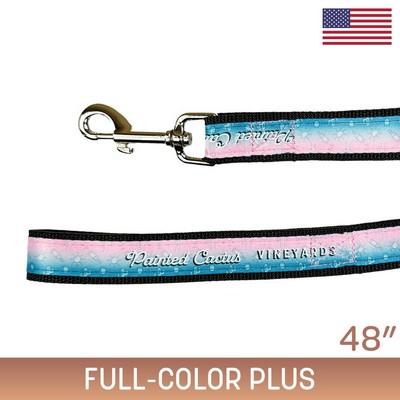 1" X 48" Sublimated Leash w/ Nickel-plated Hardware