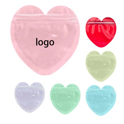 Heart-Shaped Self-Sealing Bag