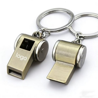 Coach Whistle Keychain