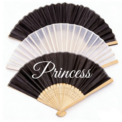 Bamboo Folding Silk Hand Fan