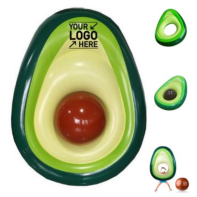 Inflatable Avocado Pool Float Lounger