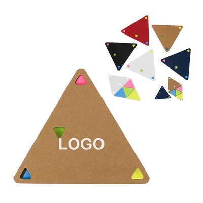 Triangle-Shaped Sticky Notes Pad