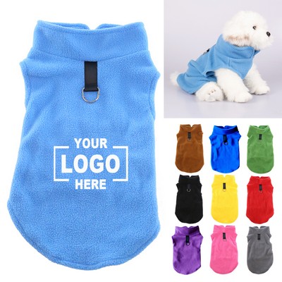 Winter Pet Fleece Vest