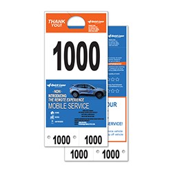 Premium Wide Hole Style Adver-Tag™ Dispatch Number