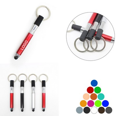 Mini Stylus Pen w/Keyring Loop