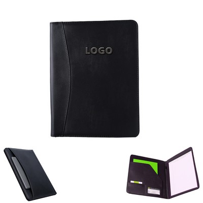 Professional Padfolio with Clipboard Faux Leather