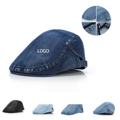 Washing Cotton Newsboy Caps