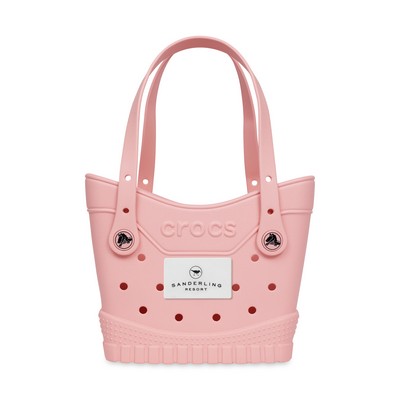 Crocs™ Classic Small Tote - Powder Pink - White