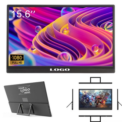 Portable Monitor 15.6'' FHD 1080P Ultra-Slim