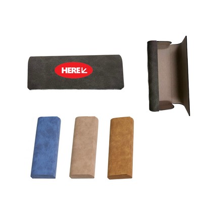 PU Leather Glasses Case Hard Shell Anti Scratch