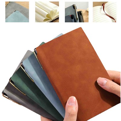 Soft cover Small Mini Pocket Notebook with Pen Holder A6 Lined Journal with 100 Gsm Paper