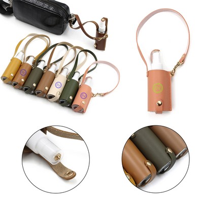 PU Leather Refillable Perfume Spray Bottle Case