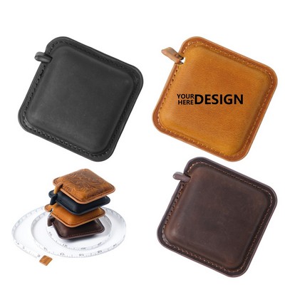 Genuine Leather Mini Tape Measure