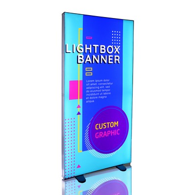 39" X 79" Silicone Edge Graphics (SEG) Backlit Lightbox Display