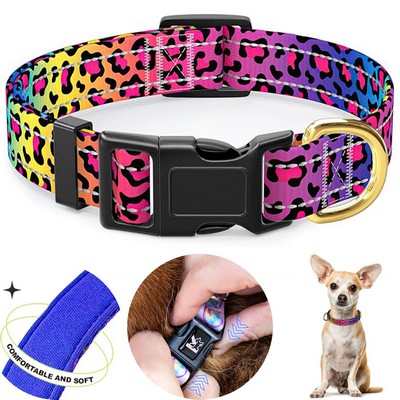 1" Dye Sublimated Full Color Adjustable Pet Collar