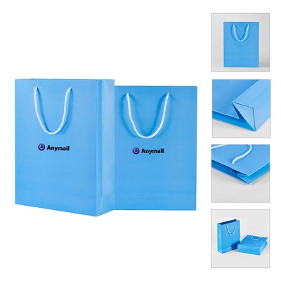 Vertical Matte Laminated Euro Tote Bag