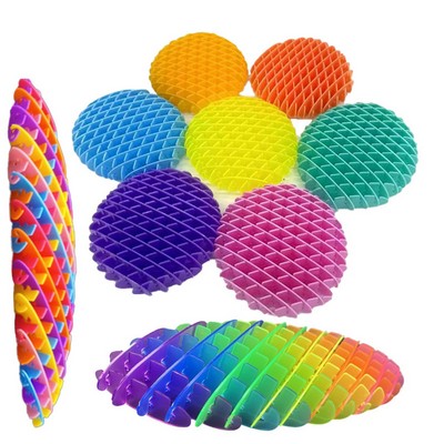 Rainbow Fidget Sensory Stress Relief Worm Toy
