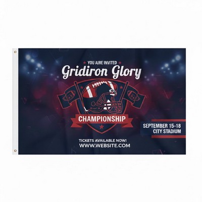 Durable 3x5 Heat Transfer 420D Nylon Flag