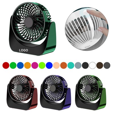 Mini Portable Rechargeable Desktop Fan