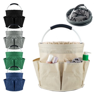 Foldable Storage Basket Portable Carry Basket