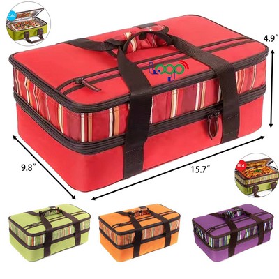 12.5L PE Double-Insulated Carrier Bag for Casseroles