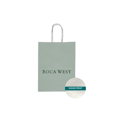 Medium Coastal Vibes Collection Paper Shopping Bag (8"x4.75"x10.5")