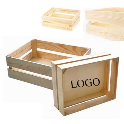 Classic Wooden Display Crates