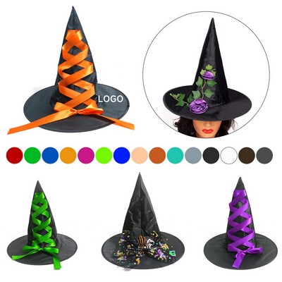 Halloween Witch Cosplay Party Hat
