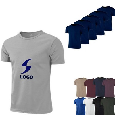 Quick Dry Crew Neck Sports T-Shirt (S)