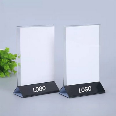 Acrylic Table Tent Sign Holder Stand