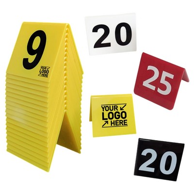Acrylic Table Number Tent Sign