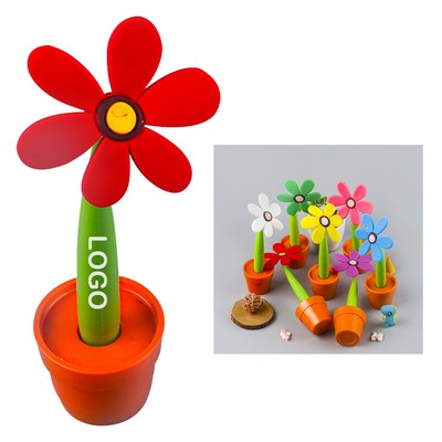 Flower Pot Shaped Ballpoint Pen