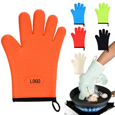 Heat-Resistant Silicone Oven Mitt