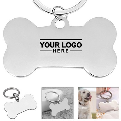 Bone Shape Pet ID Tag