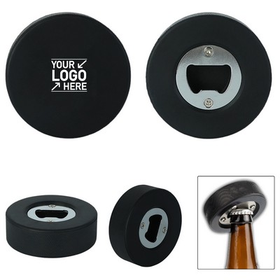 Hockey Puck Bottle Opener