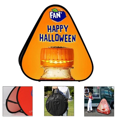 Triangle Pop Up Banner Display Stand