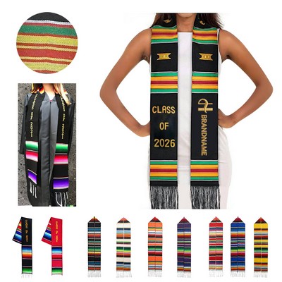 Mexican Serape Graduation Stole