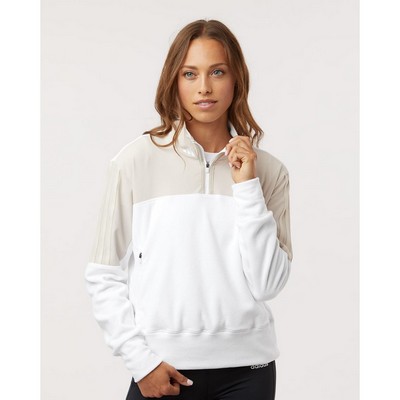 Adidas Women's Fleece Quarter-Zip Pullover - A601