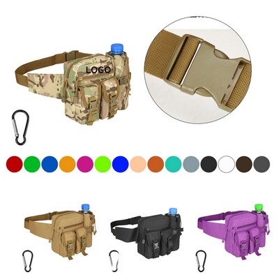 Tactical Waist Pack With Water Bottle Holder