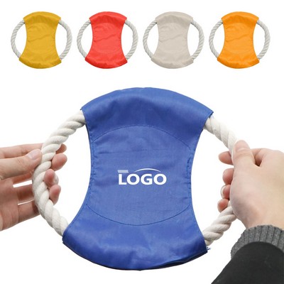 Pet Cotton Rope Flying Disk Dog Toy