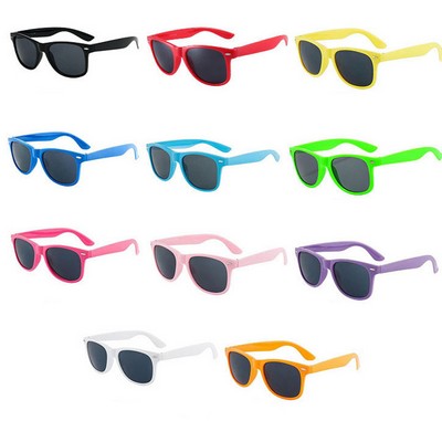 UV400 Solid Color Sunglasses 5 7/10"x 5 1/2"x 1 4/5"