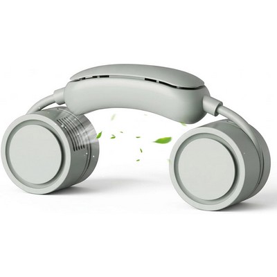 Neck Fan, Portable Bladeless Neck Fans, Foldable Rechargeable Bladeless Fan, 3 Speeds Hands-Free