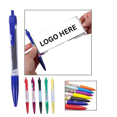 Plastic Flag Banner Ballpoint Pen