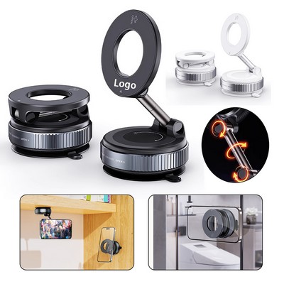 Strong Vacuum Suction Magnetic Car Phone Holder For 4.7"