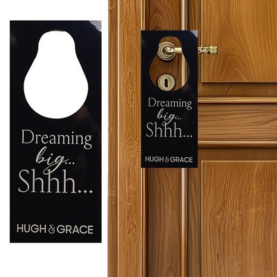 USA Made Laminated Door Hanger - Rectangle (3.5"x8.25")