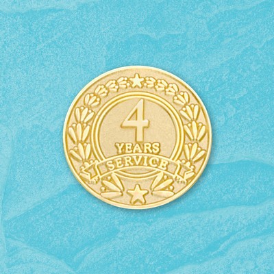 4 Year Stock Service Pin