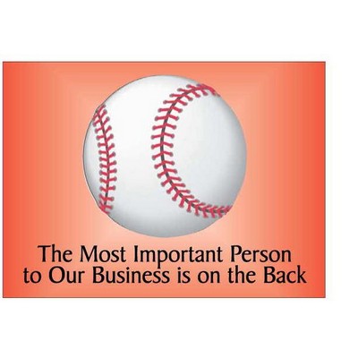 Baseball Rectangle Photo Hand Mirror (2½"x3½")