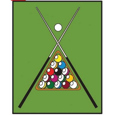 Pool Table Rack Lapel Pin